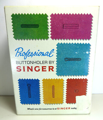 SINGER Professional Buttonholer Slant Needle Zig Zag Complete 102880