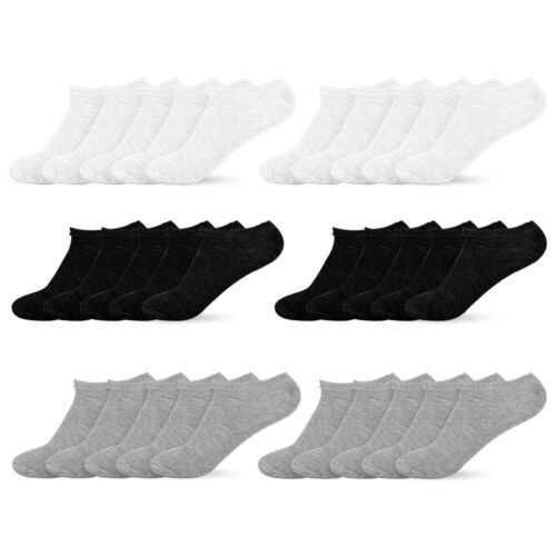 50X Sneaker Socken Socks Füßlinge Herren Damen Baumwolle Unisex Sport kurz 43-46 - Bild 1 von 8