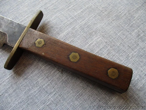 ANTIQUE CIVIL WAR ERA MASSIVE HAND MADE BOWIE STYLE KNIFE