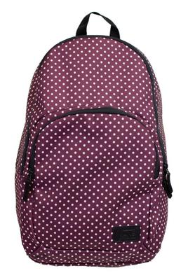VANS Schooling Burgundy Polka Dots Backpack for sale online  display picture 1