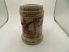 Vintage Evolution of the Budweiser Label Beer Stein- 1999 State Convention 27619