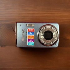 Pentax Optio M50 Blue 8MP 5X OP ZM 1GB SD Card Charger Display Flickers REPAIR