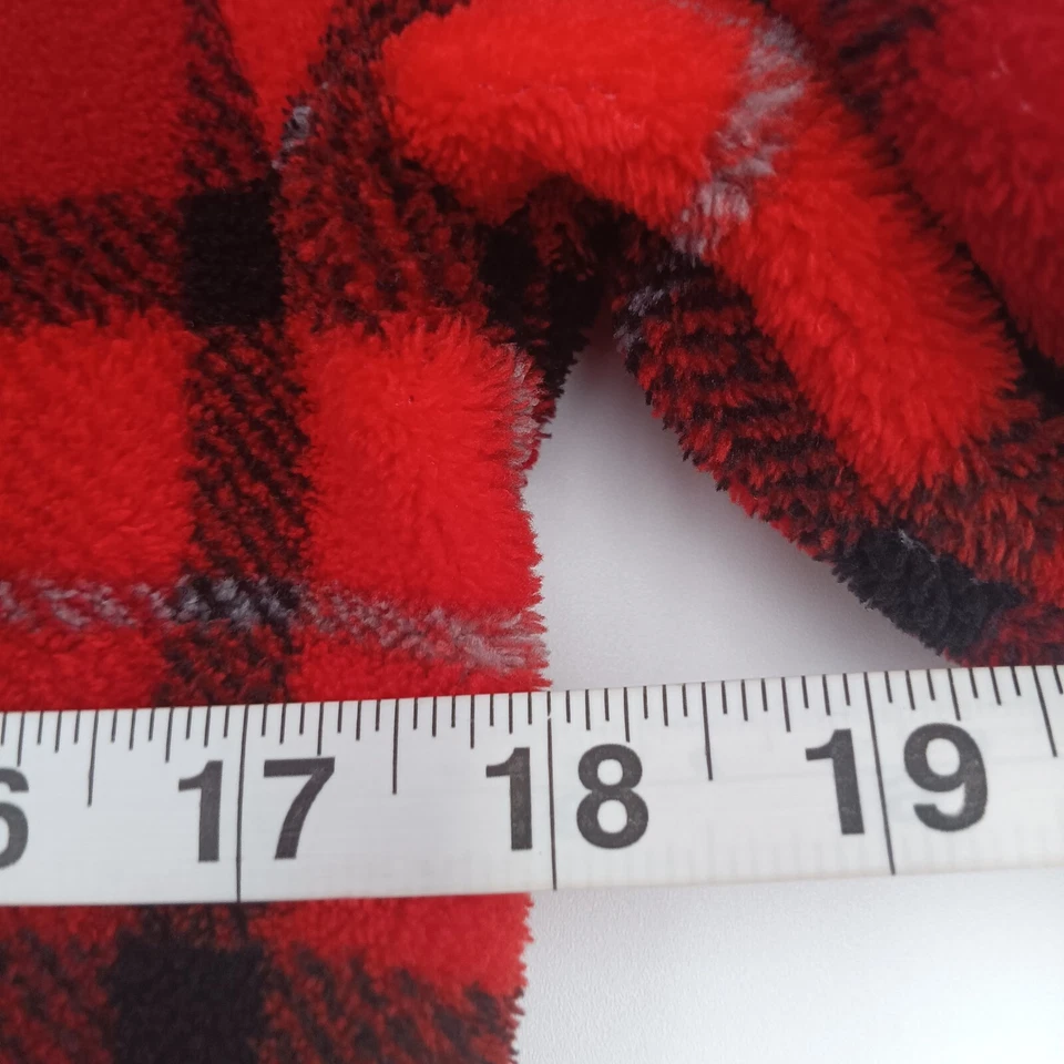 Bata de niño Calvin Klein talla 10/12 rojo búfalo a cuadros a cuadros polar navideño Foto 3 de 4