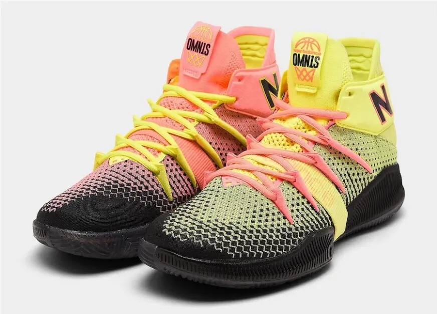 New Balance OMN1S Kawhi Leonard Sunrise Yellow Pink BBOMNXA2 New Balance OMN1S Kawhi Leonard Sunrise Yellow Pink BBOMNXA2