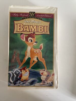 ばんび Bambi VHS 55th Anniversary Limited Edition Masterpiece Collection