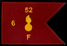 Large US Army F Co 6-52 Air Defense Artillery ADA Flag V-2 Patch KP-6