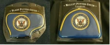 U.S. NAVY USA Blade or Mallet Putter Golf Club Head Cover Embroidered