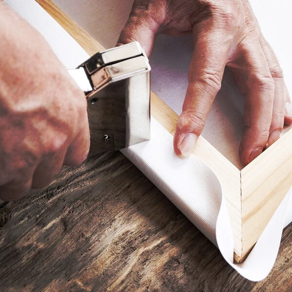 Tela per Pittura Gallery 80x80 cm - Telaio spessore 3 cm - Graffata dietro - Immagine 2 di 3