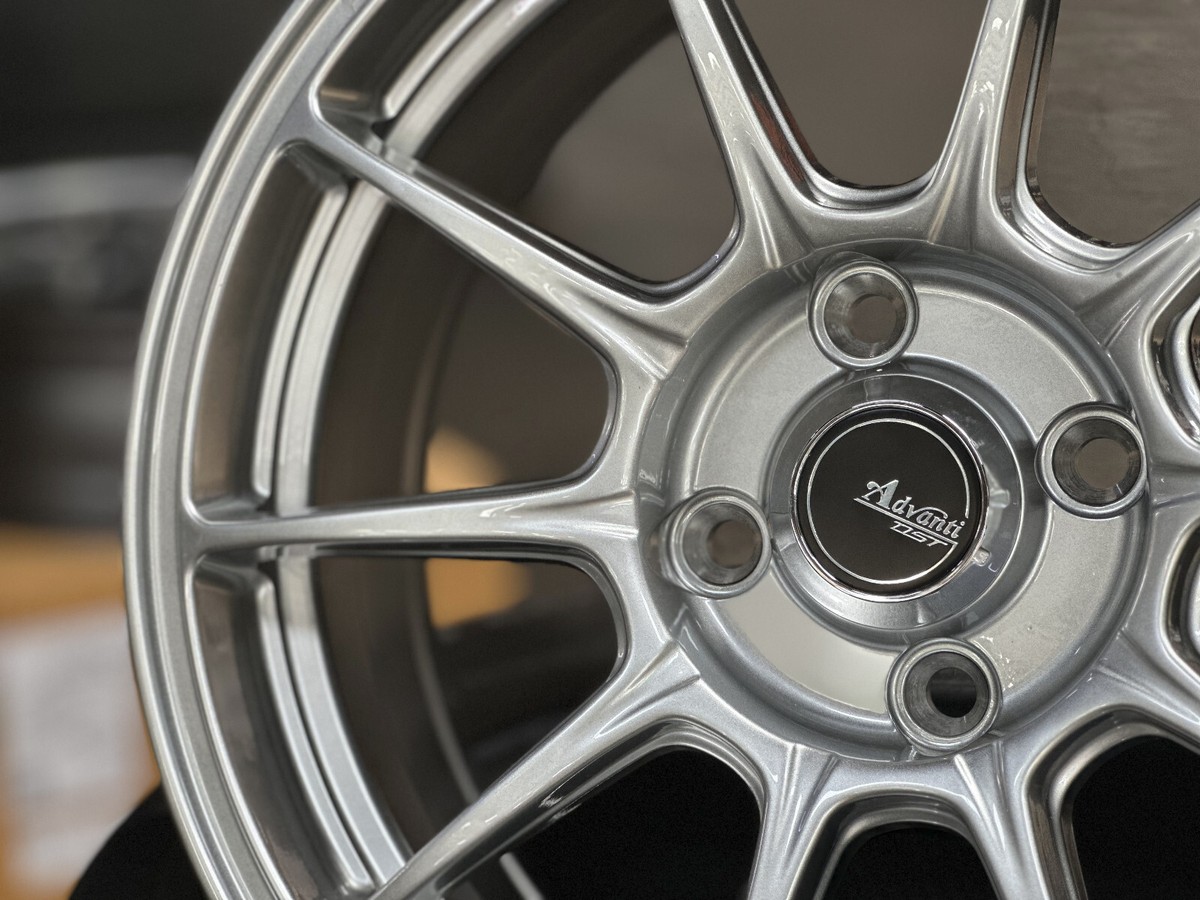 New 15x6.5J Advanti ARIA DST (4 Wheel) SILVER 4x100 Fit HONDA