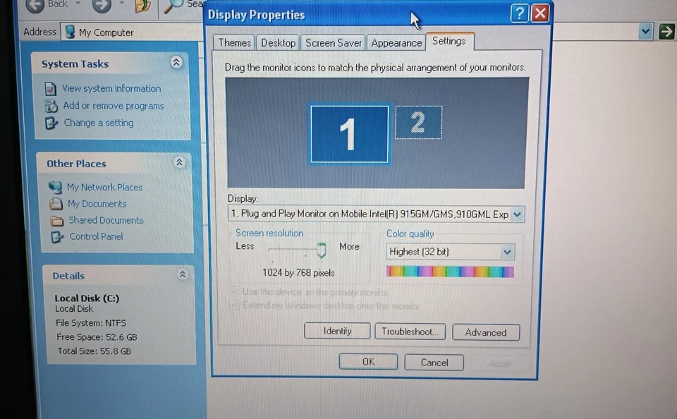 Acer Travelmate 4070/4072 Laptop  15" 1GB 60GB IDE Windows XP Wi-Fi *2 LAPTOPS* - Image 3 of 4