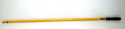 Rubbermaid 58 inch Straight Fixed HYGEN Quick Connect Handle Teleskopstiel, Gelb