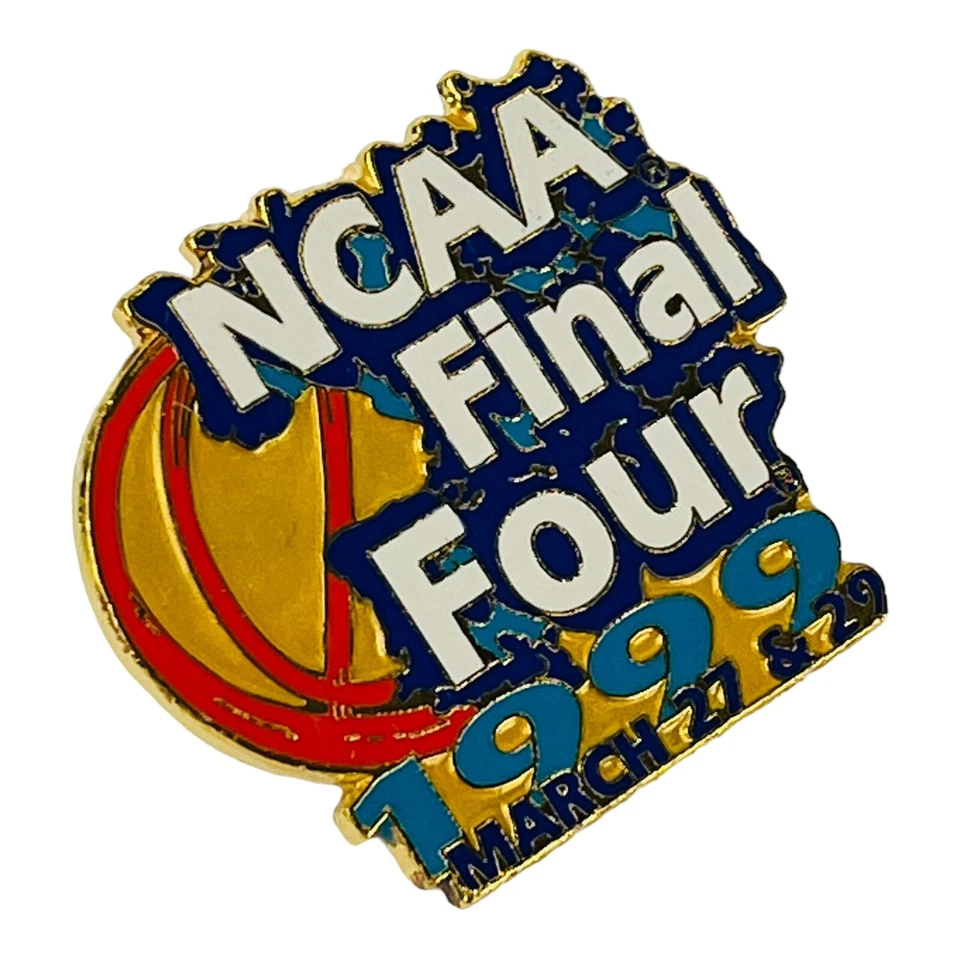 NCAA Final Four Pin 1999 UConn Duke Hombres Universidad Baloncesto Fan Regalo Souvenir Foto 2 de 4
