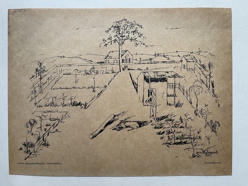 Jack Bollschweiler nursery, Jack Bollschweiler, Jack Bollschweiler lithograph