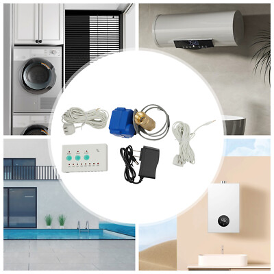 Automatic Water Leak Detector w/ Sensors & Stut-off Valve Water Leak Detecting