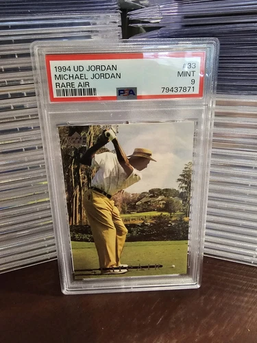 1994 UD Upper Deck Rare Air Michael Jordan MJ PSA 9 #33 Golf Card LOW POP