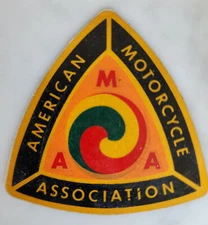 Vintage AMA American Motorcycle Association Decal Sticker