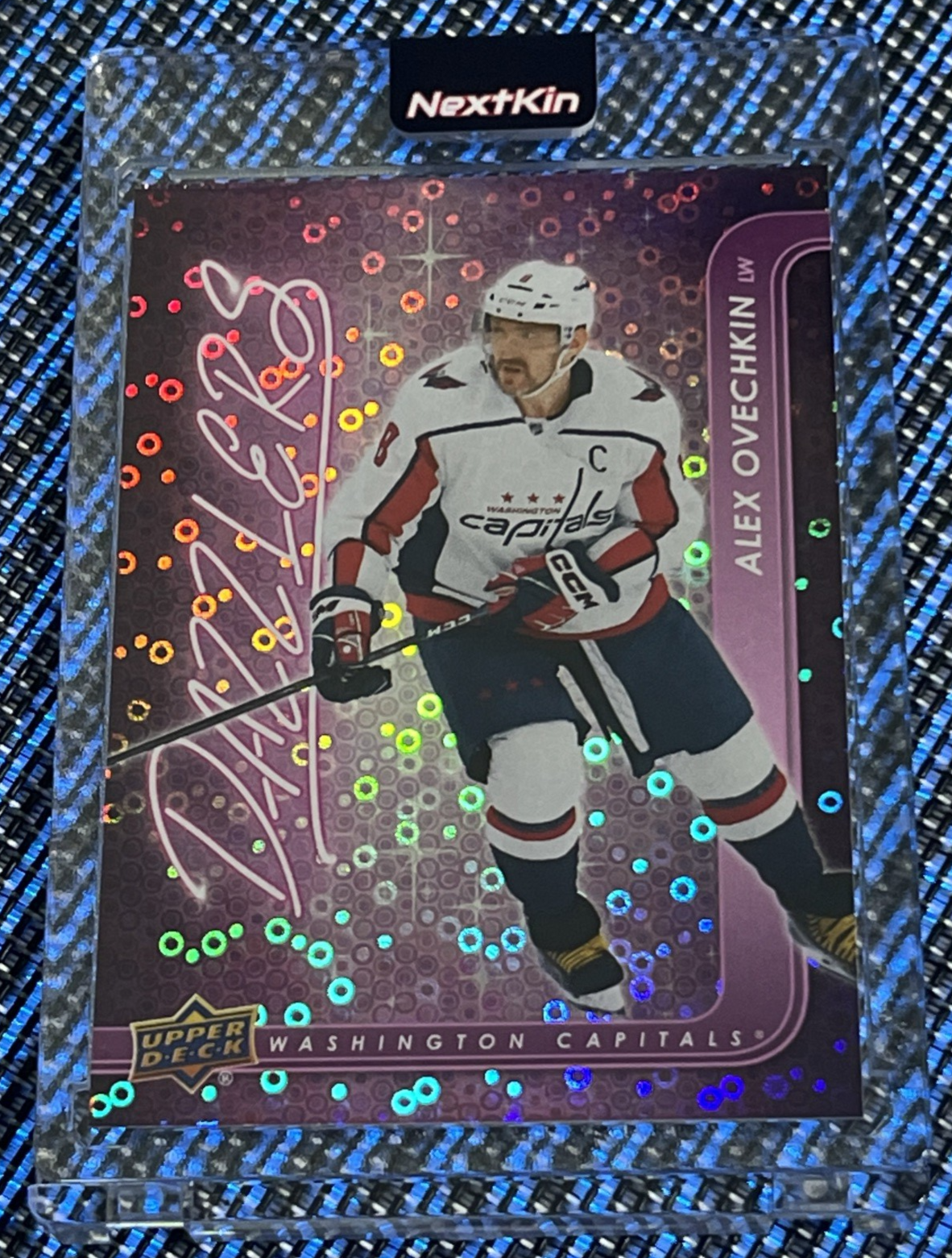 2024-25 Upper Deck Series 2 Alex Ovechkin PINK Dazzler 1:144 packs Case Hit RARE