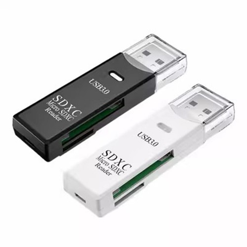 2 in 1 USB 3.0/2.0 Card Reader USB to SD TF Memory Card Reader for PC Laptop FR - Photo 5/16