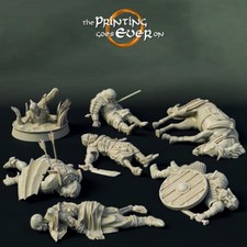 Human Orc Horse Corpse Bundle Miniature  D D DnD 