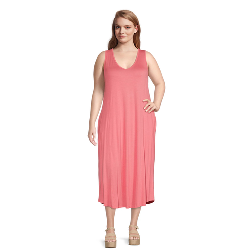 Terra & Sky Women's Plus Size Swing Tank Dress Size 2X (20W-22W) - Picture 2 of 5