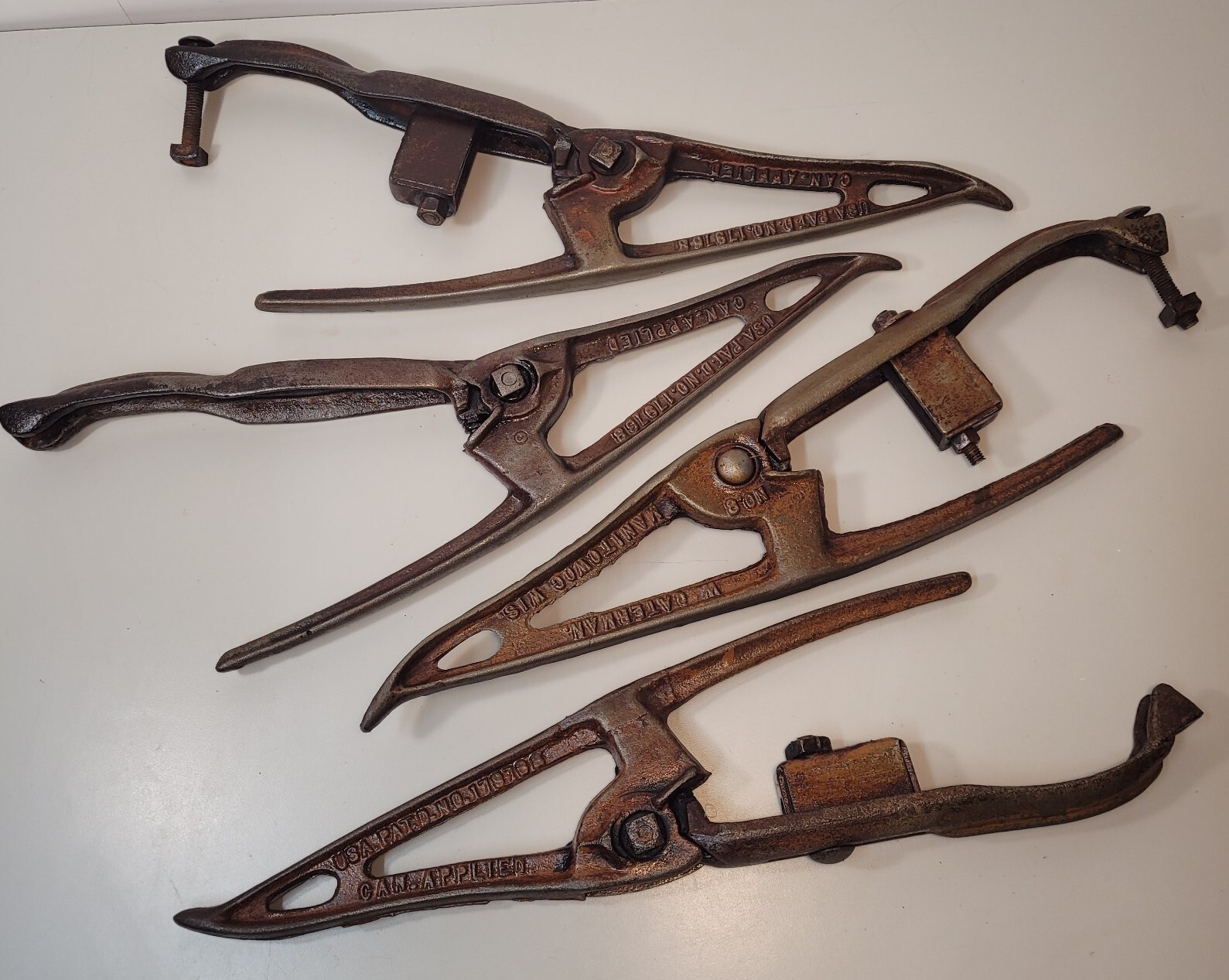 (4) Antique GATERMAN TRACTOR CROP LIFTER PLOW POINTS CAST IRON MANITOWOC WS No 8 eBay