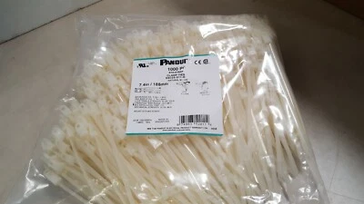 LOT OF 1000 - PANDUIT SSC2S-S10-M STA-STRAP CABLE CLAMP TIES NYLON