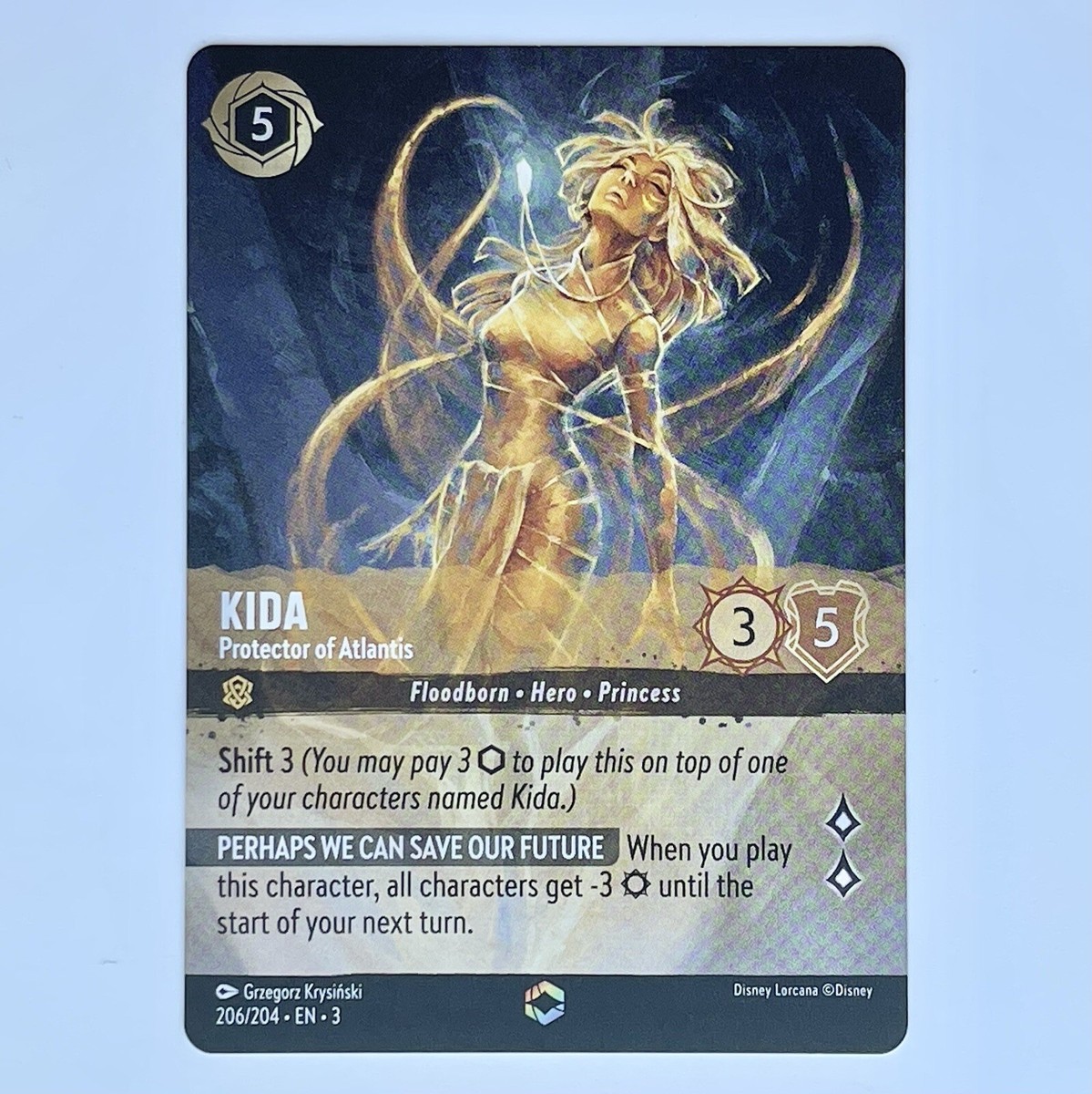KIDA Protector of Atlantis 206/204 ENCHANTED FOIL 2024 Disney