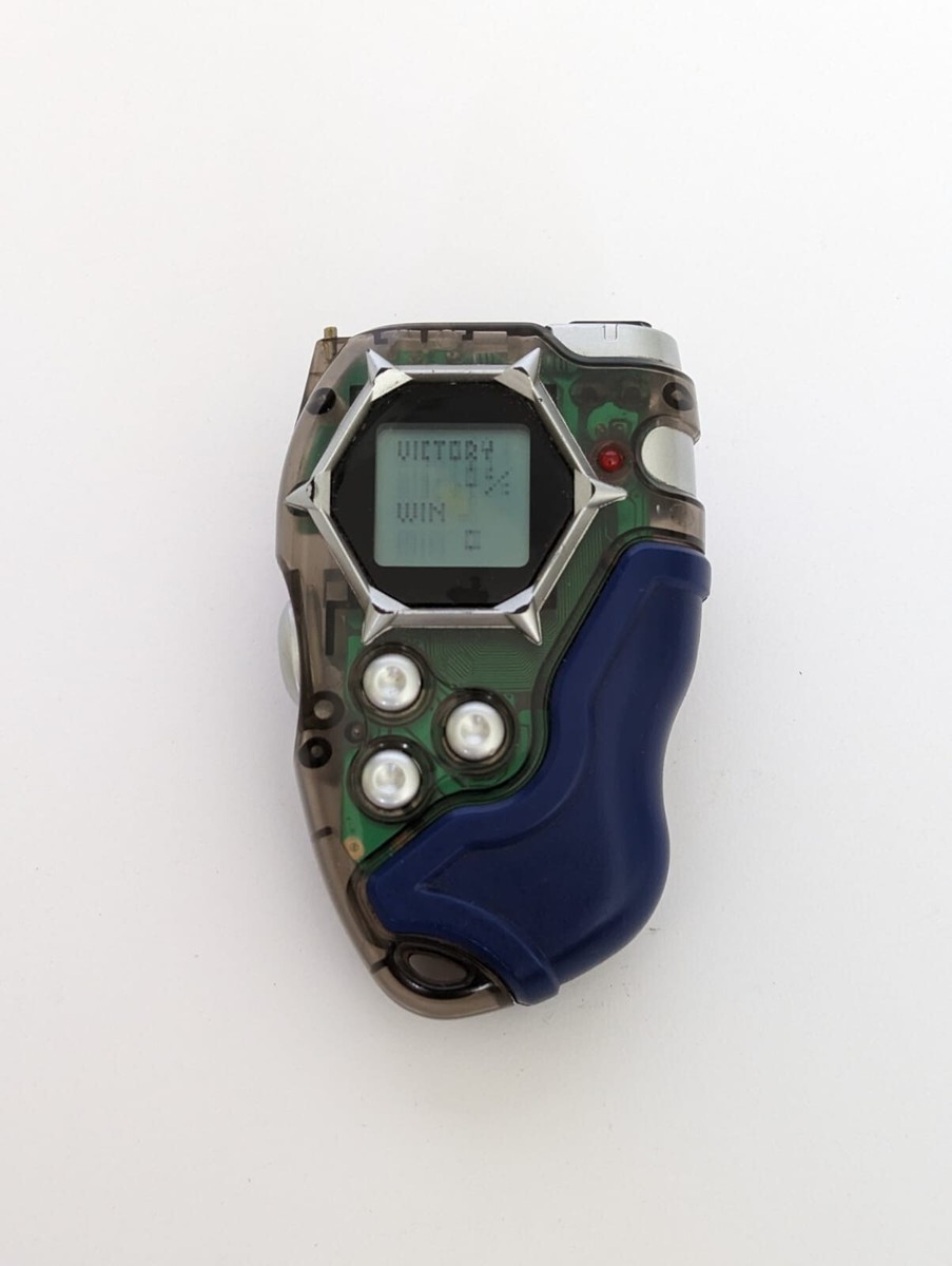 デジモン　D-Tector Digivice 海外版　デジヴァイス Bandai Digimon Frontier Digivice D-Tector US V2 Clear Color