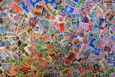 DDR/EAST GERMANY MIXED STAMPS off paper mixture / kiloware 3 oz. (84 grams) D