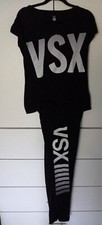 Victoria's Secret Women PINK  VSX Leggings Tshirt Lot of 2