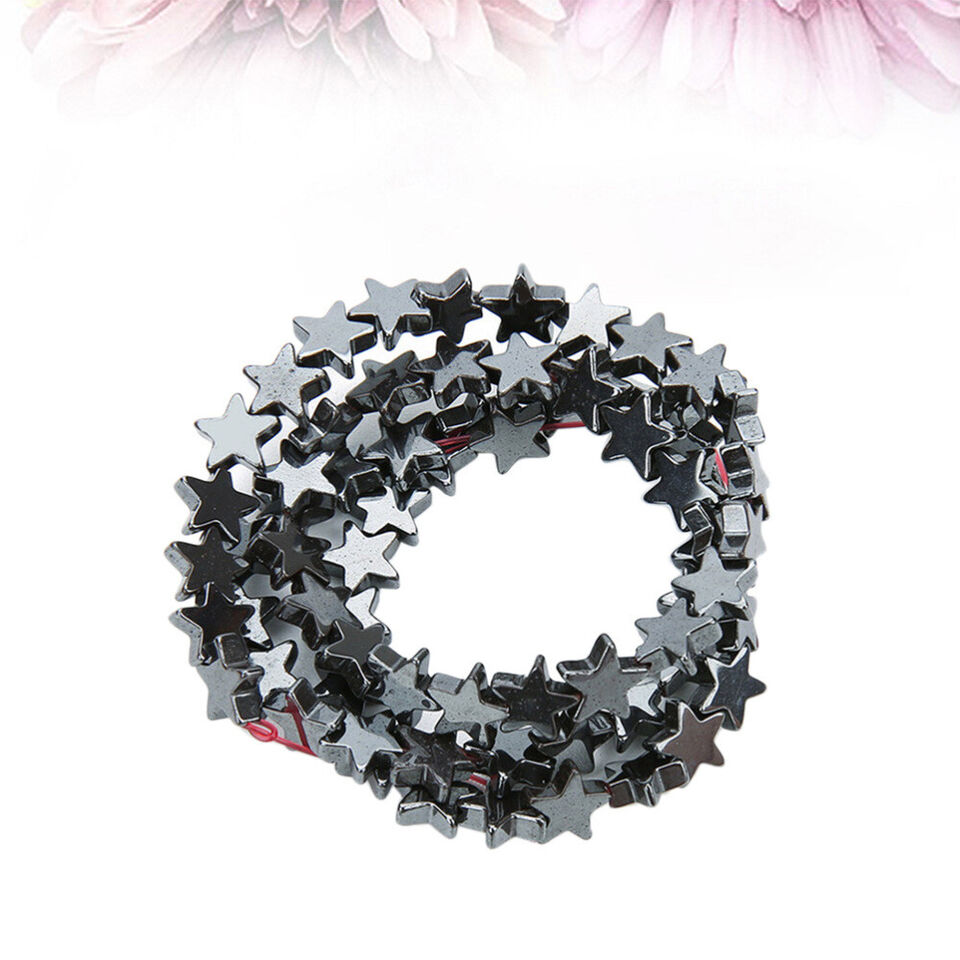 Flat Hematite Spacer & Star Beads Set for Jewelry Making | eBay