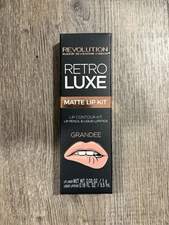 New Revolution Retro Luxe Matte Lip Contour Kit Shade Grandee