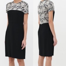 Stella McCartney Silk Sheath Black Dress Size 36