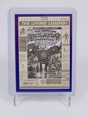 2026 Topps Marvel Brooklyn Collection Living Legend ALPHA NH-9 Purple /15