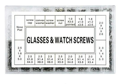 Eyeglass Repair Kit Screw Nuts Nose Pas Precision Tools Mini Screwdriver Tweezer