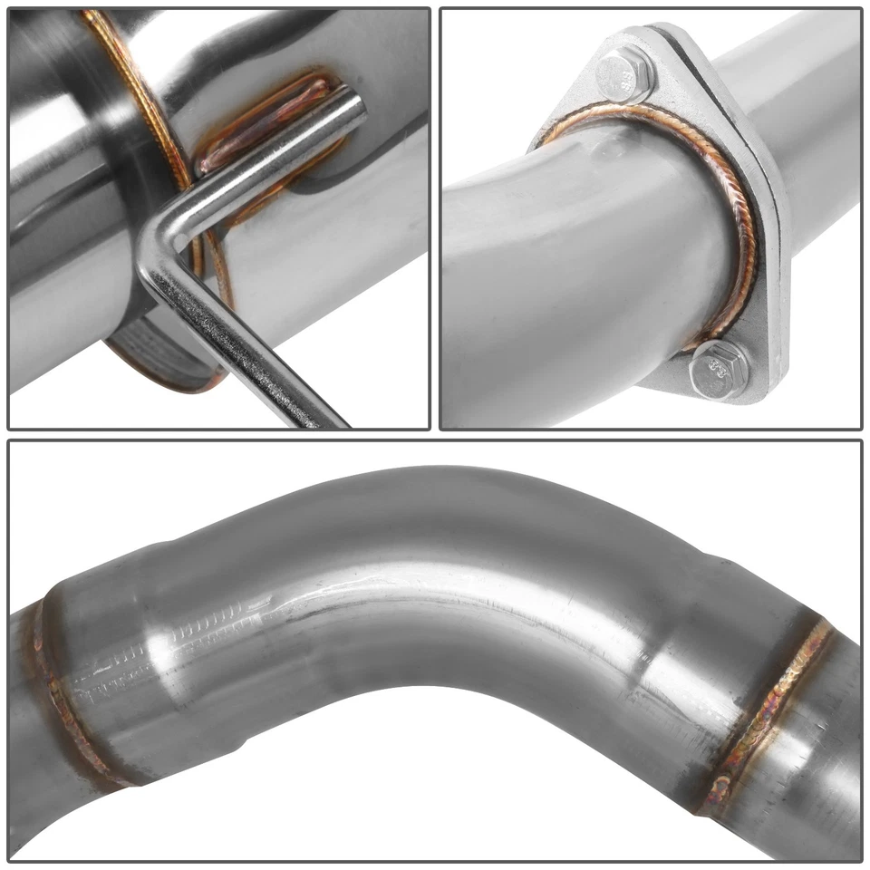 ESCAPE TRASERO GATO 4" PUNTA QUEMADA SILENCIADOR PARA 00-05 MITSUBISHI ECLIPSE 3G V6 GT/GTS Foto 4 de 4