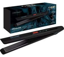 Revamp Progloss Touch Digital Ceramic Hair Straighteners - Black