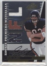 2007 Playoff Absolute Memorabilia Die-Cut NFL Signatures Greg Olsen Auto 2r7