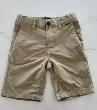 Hurley H20 Dri Fit Boys Khaki Shorts size 7 - Golf shorts