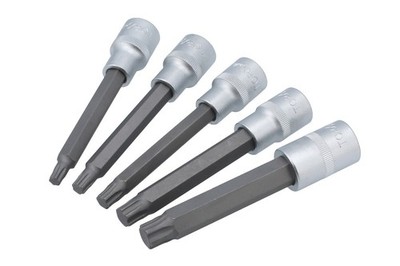 Laser Tools Long Series Torx Plus� Socket Bit Set 1/2 ''D 5pc 8679
