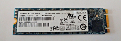 SanDisk Z400s SD8SNAT-256GB-1122 M.2-2280 S/N: 160369440843 256GB #WL324