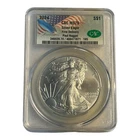 2024 - Silver American Eagle - CAC MS 70 - Signed by Paul Nugget 13B