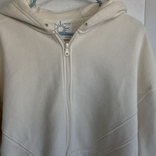 OFFLINE by Aerie Cozy As A Cloud Hugger Full Zip Hoodie Cream Beige Large