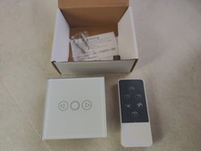 Light Switch Dimmer Smart Glass Panel Touch WHITE remote 1 gang 1 way no neutral