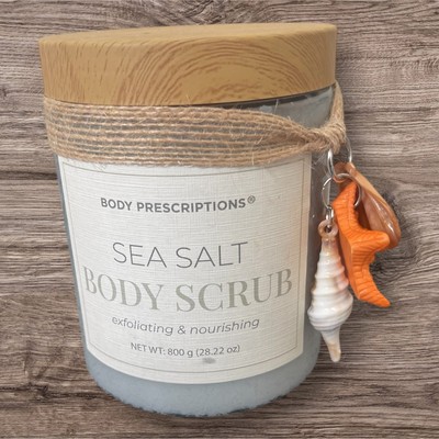 Body Prescriptions Sea Salt Body Scrub- NEW-SEALED- 28.22 oz