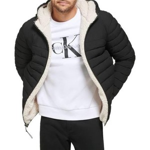 Calvin Klein Sherpa Veste à capuche doublée Grande marque Nouveau avec des étiquettes! pour homme
