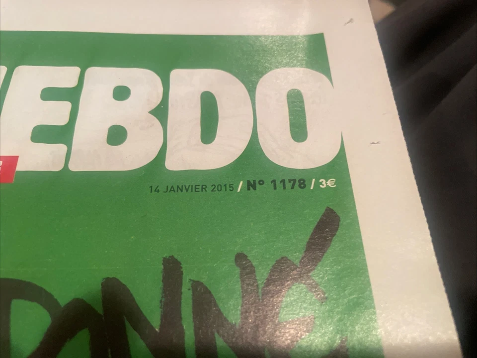 CHARLIE HEBDO N°1178 French Newspaper Magazine 01/14/2015 1st Print Edition - Image 3 of 4