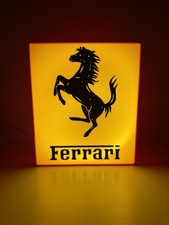 Ferrari Light Box Gift Garage Workshop Sign Lamp USB LED 