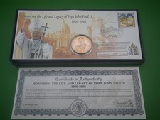 Morgan Mint - 2005 Pope John Paul II coin token medal