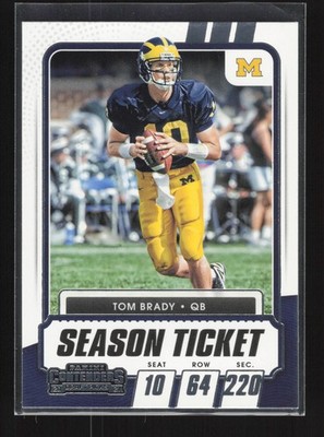2021 Panini Contenders Draft Picks #8 Tom Brady